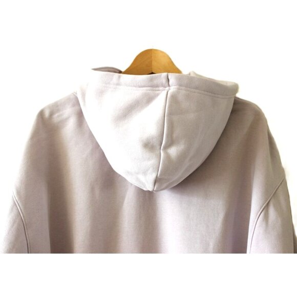 NIKE Oversized Swoosh Fleece Hoodie in Lilac - Size 1X/XL - Picture 8 of 13